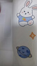 洋臣EVA防水馬桶坐墊夏季四季通用款家用廁所坐便圈套子粘貼式可水洗 可愛(ài)兔2個(gè)【款式隨機】 曬單實(shí)拍圖