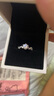 DR星河系列莫桑石鉆戒純銀18k玫瑰金結(jié)婚求婚戒指禮物送女友 白金色-1克拉 活口戒指可調(diào)節(jié)大小 曬單實(shí)拍圖