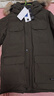 君羽戶(hù)外羽絨服男中長(cháng)款800高蓬白鵝絨工裝加厚防風(fēng)保暖鵝絨服C52035 橄欖綠 L （推薦141-160斤） 曬單實(shí)拍圖