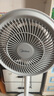美的（Midea）【暴風(fēng)循環(huán)】空氣循環(huán)扇大風(fēng)量搖頭電風(fēng)扇家用臺(tái)式落地扇輕音臥室節(jié)能小風(fēng)扇柔風(fēng)輕羽扇 FGA24TQ 曬單實(shí)拍圖