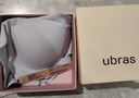 ubras【2件裝】無尺碼免拆V領(lǐng)內(nèi)衣女背心美背粉底液色文胸罩無痕隱形 奶鹽藍+燕麥奶 曬單實拍圖
