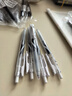 斑馬牌（ZEBRA）中性墨水中性筆 Speedy速記學(xué)霸筆 0.5mm大容量手賬筆 JJZ33 透明桿黑色 5支裝 曬單實拍圖