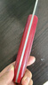 喜夫人菜刀家用刀具不銹鋼廚師女士專(zhuān)用斬切刀片切菜切肉刀 紅色 曬單實(shí)拍圖