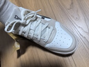 亞瑟士ASICS運動休閑鞋男鞋復古舒適板鞋時尚休閑鞋COURT MZ 1203A127 【男女】白色/米色/碳灰 43.5 曬單實拍圖