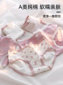 FitonTon5條內(nèi)褲女純棉夏季薄款女士內(nèi)褲中腰少女內(nèi)褲初中生青春期12-16歲 曬單實(shí)拍圖