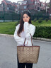蔻馳（COACH）女士經(jīng)典托特包單肩大容量媽咪包 送女友禮物 5696-IME74咖 曬單實(shí)拍圖