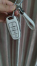 適用長(cháng)城哈弗h6鑰匙套h2/m6大狗長(cháng)城炮coupe神獸包殼h2s/h9扣哈佛 B款4鍵白色【單殼+菱格繩扣】 曬單實(shí)拍圖