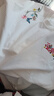 燦圖白色設計感刺繡純棉短袖t恤女夏季重磅寬松五分半袖潮流正肩上衣 白色 L 【建議100-120斤】 曬單實(shí)拍圖