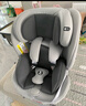 貝倍適兒童安全座椅汽車通用0-4-12歲寶寶嬰兒旋轉(zhuǎn)車載isofix便攜坐椅 尊享灰（硬接口+上拉帶+側(cè)防） 曬單實(shí)拍圖