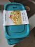 茶花冰箱保鮮盒 出游野餐盒飯盒塑料餃子冷凍盒密封盒830ml 3支裝 曬單實(shí)拍圖