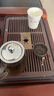 中式輕奢流水茶盤家用辦公室干泡臺(tái)簡(jiǎn)約塑料排儲(chǔ)雙用小型瀝水托盤 金福大號(hào)【儲(chǔ)排款】43x26x3.5cm 曬單實(shí)拍圖