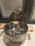小熊（Bear）316L不銹鋼湯鍋+蒸屜 燉鍋蒸鍋24cm煮粥鍋燃?xì)庠钔ㄓ肅P-JG010-P03 曬單實拍圖