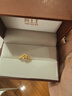 周生生黃金戒指 心花怒放足金素圈戒指開(kāi)口戒27942R計價(jià) 2.95克 曬單實(shí)拍圖