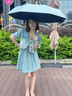 左都（ZUODU）太陽傘防紫外線防曬傘晴雨兩用陽傘全自動折疊高顏值便攜輕便小巧 曬單實拍圖