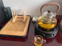 憶壺茶玻璃煮茶壺電陶爐煮茶器新款養生壺燒水壺泡茶壺茶具套裝 【11件】壺+爐+6杯+松木杯架+茶盤(pán)+茶巾 曬單實(shí)拍圖