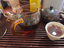 綠昌明玻璃公道杯帶茶漏三件套大號(hào)茶濾分茶器加厚耐熱玻璃茶濾茶具套裝 茶濾 + 金色手柄公道杯350ml 曬單實(shí)拍圖