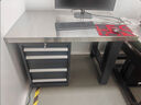 琉羽重型鉗工工作臺操作臺維修臺不銹鋼工作臺實(shí)驗臺桌子 1.5米平三抽 曬單實(shí)拍圖