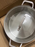 Momscook 不銹鋼煲湯鍋電磁爐通用火鍋復(fù)底火鍋盆平底雙耳湯鍋鍋具 28x8.5cm （4.5L火鍋） 28cm 曬單實拍圖