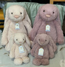 Jellycat致臻害羞羅莎維洛邦尼兔動物毛絨玩偶安撫生日七夕情人節(jié)禮物 害羞羅莎邦尼兔 H31 X W12 CM 曬單實拍圖