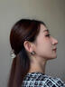兩世歡半扎發(fā)抓夾女發(fā)量少2025年高端韓風(fēng)網(wǎng)紗小號(hào)劉海碎發(fā)夾子頭飾發(fā)抓 香檳咖小抓夾 曬單實(shí)拍圖