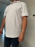 GLM短袖t恤男透氣夏季翻領(lǐng)polo衫速干T恤冰絲感休閑運(yùn)動上衣白色3XL 曬單實(shí)拍圖