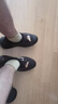 斯凱奇（Skechers）閃穿鞋男士商務(wù)秋季薄款通勤休閑鞋一腳蹬德比鞋百搭上班鞋205311 曬單實(shí)拍圖