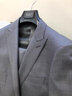 PITC輕奢【高定工藝】西裝套裝男灰色商務(wù)感正裝新郎結婚宴會(huì )西服禮服 灰色 上衣+西褲 50 曬單實(shí)拍圖