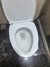 松鯨馬桶蓋通用加厚坐便器蓋子家用抗斷老式抽水馬桶座圈配件輕音蓋板 V型【加厚帶提手】 曬單實(shí)拍圖