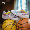 彪馬（PUMA）【面包鞋】經(jīng)典復古滑板鞋男女撞色休閑鞋SUEDE XL399099 黑色-迷霧灰-大理石灰-02 40 曬單實(shí)拍圖