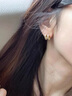西太后法國(guó)貝殼H字母耳釘女輕奢高級(jí)感耳飾氣質(zhì)百搭新款耳環(huán)禮物 日韓輕奢貝殼字母H純銀耳釘 曬單實(shí)拍圖