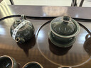 景德鎮茶具套裝泡茶壺茶杯家用高檔陶瓷辦公室用禮盒 龍泉窯12頭刻畫(huà)款【恰意逍遙】 禮盒裝 曬單實(shí)拍圖