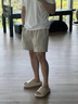 森釜踩屎感椰子拖鞋男女夏外穿厚底居家涼拖eva情侶沙灘一字拖鞋 米色 41 曬單實拍圖
