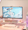 Divoom點音電腦音響游戲電競專用藍牙長條音箱有線USB外接桌面擺件桌搭帶麥克風臺式機筆記本低音炮喇叭 氛圍燈+內置降噪麥克風-霓虹粉 曬單實拍圖