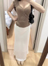 EXULL依思Q女士單鞋2025夏季新款時尚舒適簡約氣質(zhì)穿搭增高防滑法式裸色輕便 裸色 37 曬單實拍圖