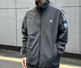 adidas休閑簡(jiǎn)約三條紋梭織立領(lǐng)夾克外套男裝秋季阿迪達斯三葉草   黑色 (偏小，推薦買(mǎi)大1碼)   L 曬單實(shí)拍圖