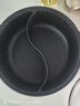 炊大皇 火鍋鴛鴦火鍋易潔不粘鍋麥飯石色30cm 電磁爐通用 HG30YY 曬單實拍圖