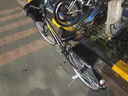 飛鴿（FLYING PIGEON）自行車(chē)成人通勤車(chē)自行車(chē)學(xué)生單車(chē)成人自行車(chē)通勤自行車(chē)城市公路車(chē) 頂配黑|單速+雙碟剎+實(shí)心胎+禮包 26寸|身高160-185cm 曬單實(shí)拍圖