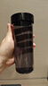 特百惠（Tupperware）瑩彩430ml男女學(xué)生簡約便攜寬口戶外運(yùn)動(dòng)夏季塑料水杯子 酷炫黑 430ml 1個(gè) 曬單實(shí)拍圖
