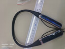 無(wú)線(xiàn)頸掛脖頭戴半入耳掛耳式運動(dòng)有線(xiàn)款高音質(zhì)耳機 白色 :影巨人燈＋k歌美聲耳返 版 曬單實(shí)拍圖