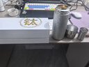 商超同款覆純鈦保溫杯真空雙層便攜茶水分離車(chē)載泡茶杯富氫杯高端 銀色覆鈦內(nèi)膽保鮮/盒裝 400ml 曬單實(shí)拍圖