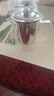 直身泡茶壺茶水分離高硼硅玻璃不銹鋼內膽茶具套裝煮茶泡茶壺 直身鋼漏壺350ML 曬單實(shí)拍圖