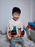 G.DUCKKIDS男童春秋款衛衣2025新款春秋季時(shí)髦中大兒童帥氣男孩春裝網(wǎng)紅酷帥 杏色 120cm 曬單實(shí)拍圖