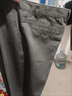 羅蒙（ROMON）秋冬款純棉休閑褲男士高腰直筒中老年褲子深檔寬松爸爸裝長(cháng)褲子 厚款【純棉】卡其色 33 【腰圍2尺6】 曬單實(shí)拍圖