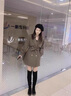 她芙（tafu）品牌女裝風衣外套女中長款2025春秋新款韓版寬松休閑百搭小個子 咖色 M 曬單實拍圖