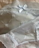 FitonTon5條裝內(nèi)褲女冰絲純欲內(nèi)褲夏季抗菌棉襠性感蕾絲花邊三角褲M 曬單實拍圖