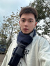 摩丘 MOOQO2025新款山羊絨圍巾男士秋冬季百搭格子商務(wù)加厚圍脖高檔生日禮物 103-藍灰格紋 曬單實(shí)拍圖
