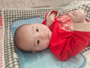 WVD美國(guó)品牌嬰兒滿月服男寶寶百天衣服蛇年百歲宴紅色夏季0到3個(gè)月女216225+狀元帽+長(zhǎng)命鎖+福字襪 2180 CM碼參考身高71-75CM 曬單實(shí)拍圖