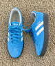 adidas T頭鞋 VL COURT復(fù)古板鞋德訓(xùn)鞋男女阿迪達斯輕運動 藍色/亮白/樹脂黃   42 曬單實拍圖