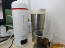BabyStar【國家補貼】便攜式燒水壺旅行出差電熱水壺便捷出行500ml電熱水杯大容量保溫杯宿舍小型家用沖奶 0.5L 大容量帶提手 【升級】316不銹鋼款 曬單實拍圖