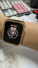 Apple/蘋果 Watch Series 10 智能手表GPS款46毫米亮黑色鋁金屬表殼黑色運(yùn)動(dòng)型表帶M/L MX273CH/B 曬單實(shí)拍圖